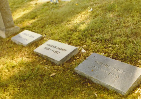 Buck headstones at Napa