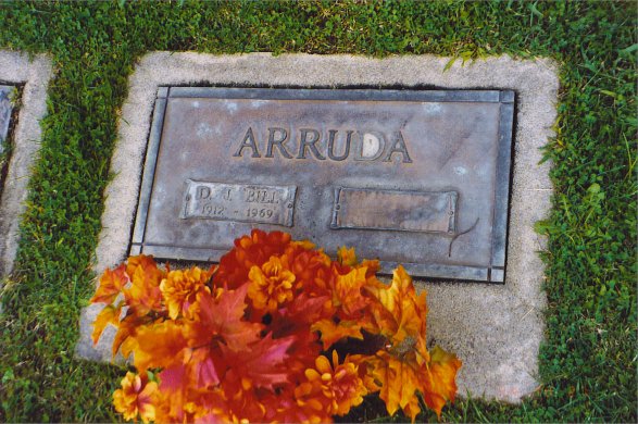 Donald J. Arruda's headstone at Napa