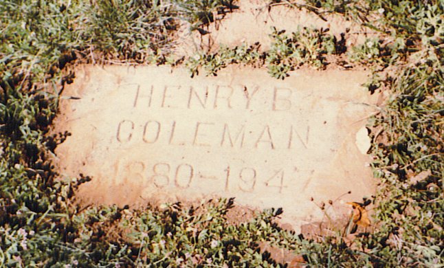 Henry B. Coleman, Napa, California