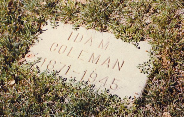 Ida M. Coleman, Napa, California