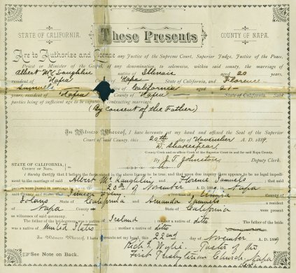 Marriage Certificate