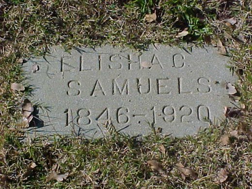 Elisha C. Samuels headstone