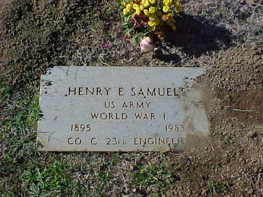 Henry E. Samuels headstone