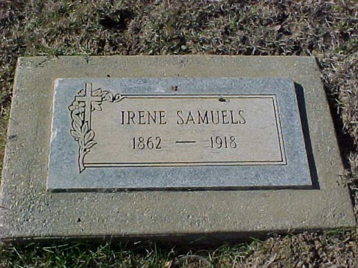 Irene Samuels headstone