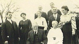 The Hancock family in 1916