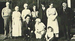 The Hancock family in 1916