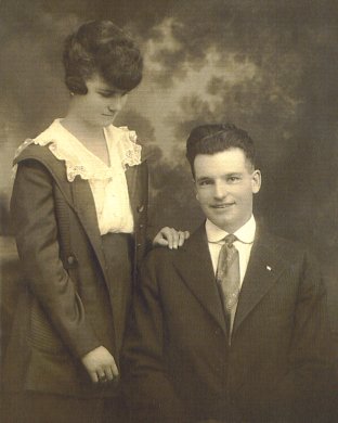 Myrtle and Ed Glos circa 1918