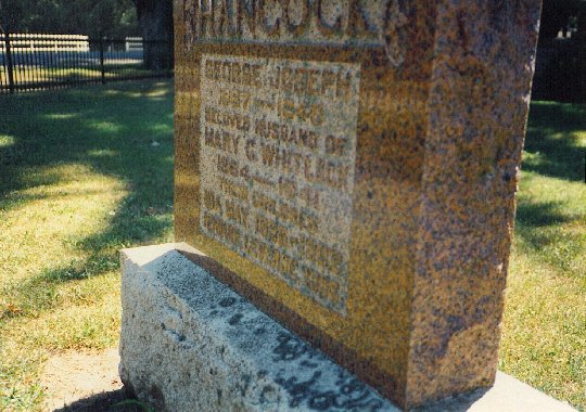 George Joseph Hancock with Mary C., Ida May, & Howard Leverne Hancock