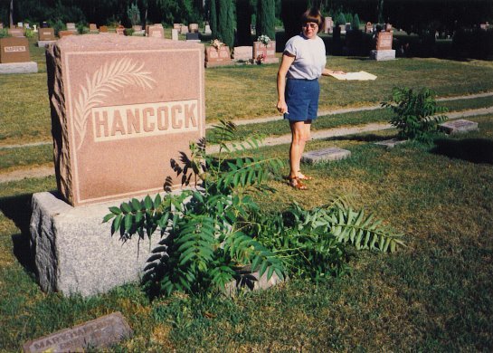 Hancock headstone at Beechwood Cemetery