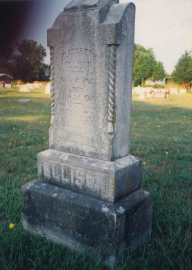 Elizabeth Ellison headstone