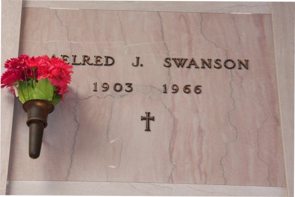 Aelred J. Swanson's crypt
