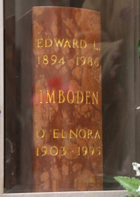 Edward L. Imboden's crypt