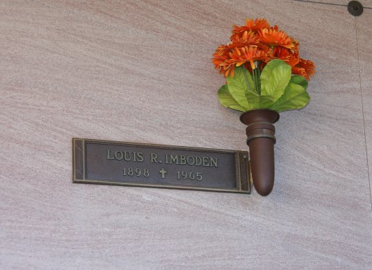 Louis R. Imboden's crypt