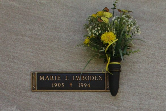 Marie J. Imboden's crypt