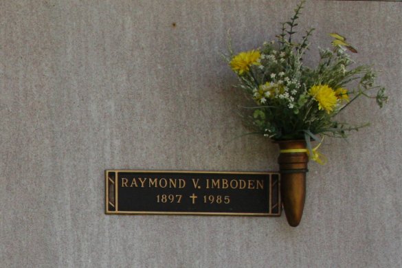 Raymond V. Imboden's crypt