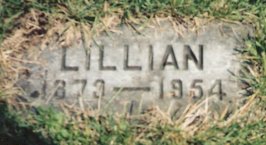 Elizabeth Lillian Catt's headstone at Arkona
