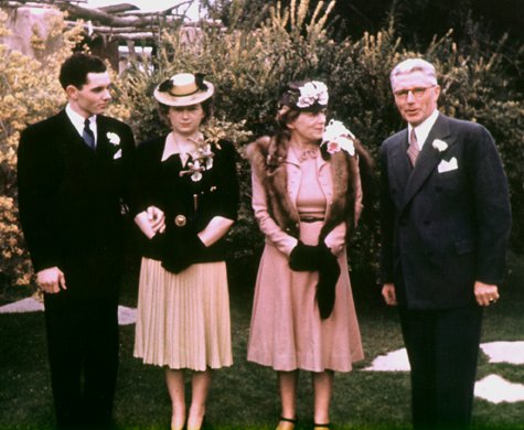 Edgar and Betty Duhig's wedding