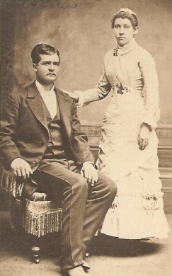 George & Lucy Samuels in 1883