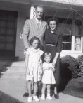 Clarence Rath family in 1950