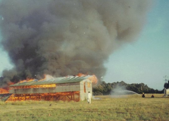 Burning of Williams' chicken houses in 1968