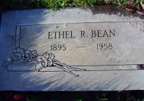 Ethel R. Bean headstone