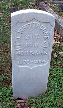 William J. Whitthorne, Jr. headstone