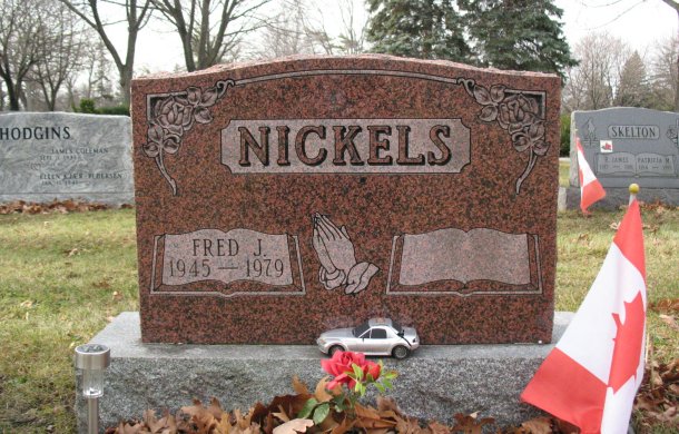 Fred J. Nickels headstone