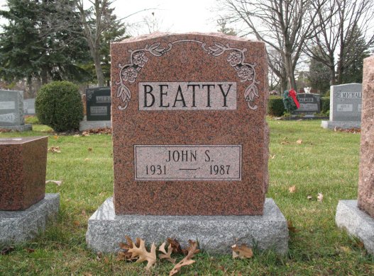 John S. Beatty headstone