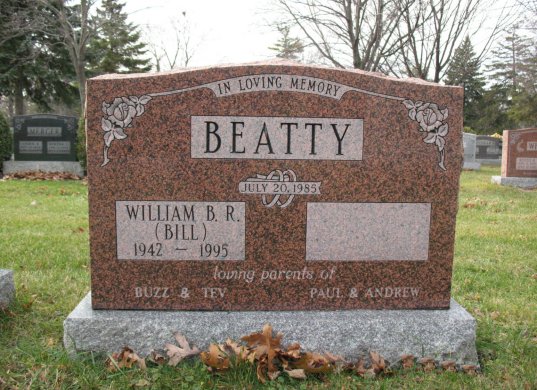 William B. R. Beatty headstone