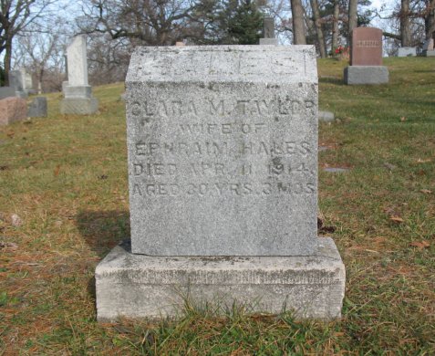 Clara M. Taylor headstone