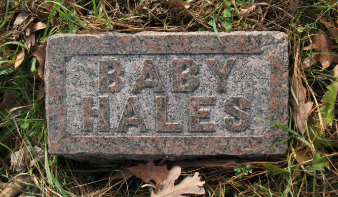 Baby Hales headstone
