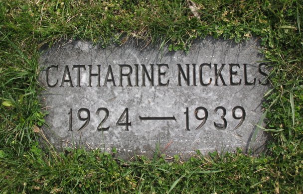 Catharine Nickels headstone