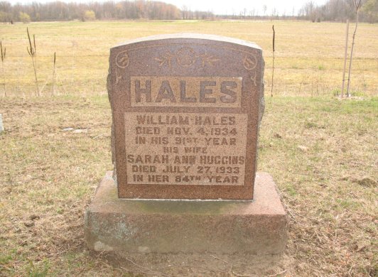 William Hales and Sarah Ann Huggins