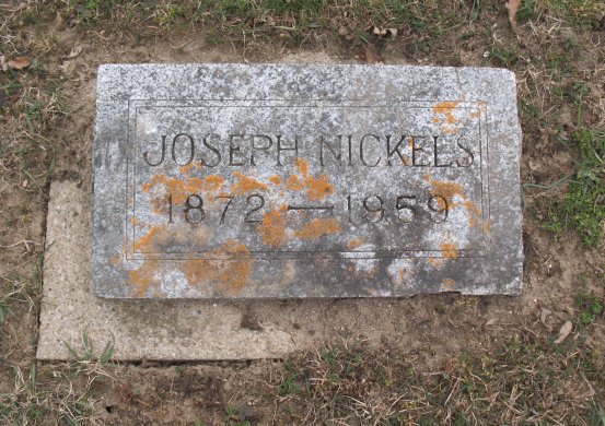 Joseph Nickels headstone