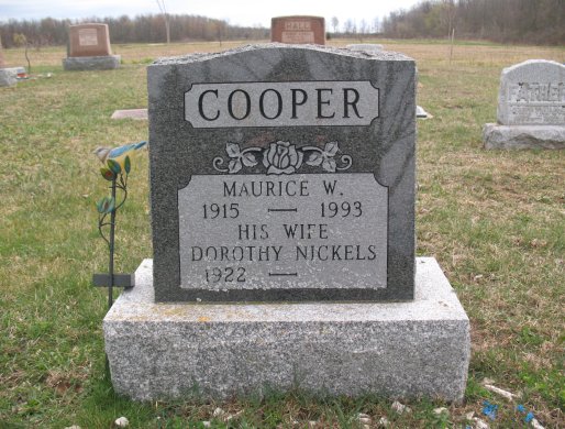 Maurice W. Cooper headstone
