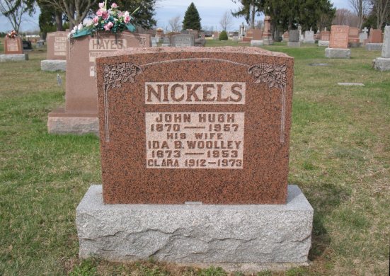 John Hugh Nickels headstone