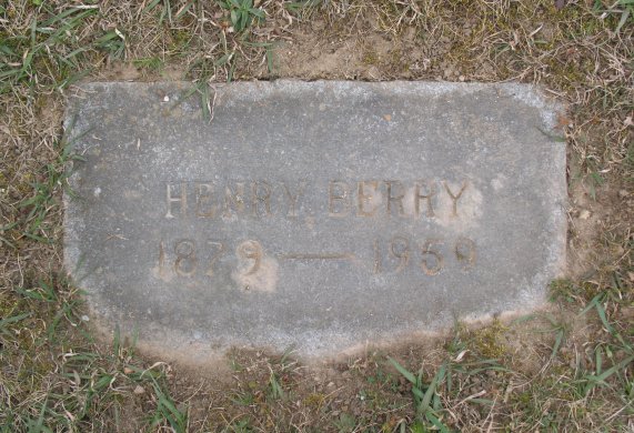 Henry Berry headstone