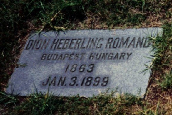 Dion Heberling Romandy's headstone