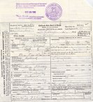 Marion Noble death certificate