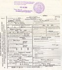 Mabel W. Ferrell death certificate