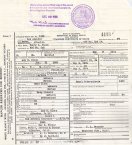 Henry J. Olson death certificate