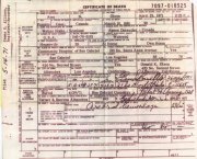 Amy N. Olson death certificate