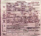 Frank Thomas Olson death certificate