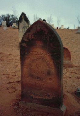 S.S. Mary Elizabeth Hildebrand headstone