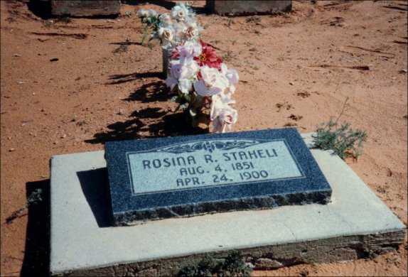 Rosina Reber Staheli headstone