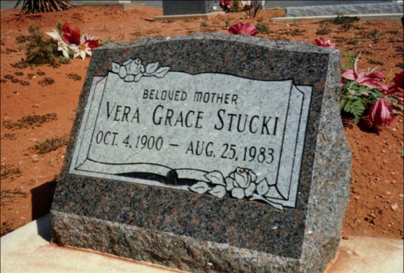 Vera Grace Stucki headstone