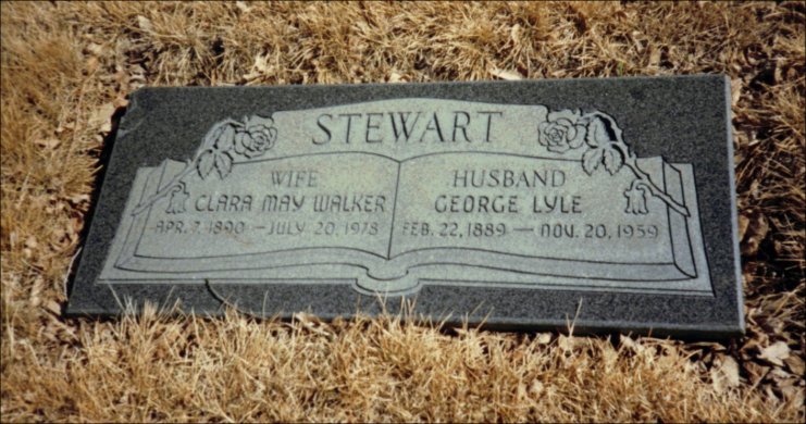 Clara May Walker Stewart, George Lyle Stewart