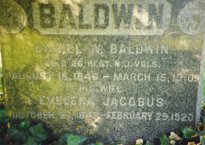 Baldwin headstone