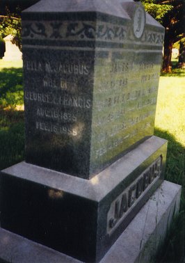 Ella May Jacobus headstone