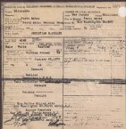 Christian H. Miller death certificate